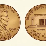1968 United States Lincoln Memorial Cent